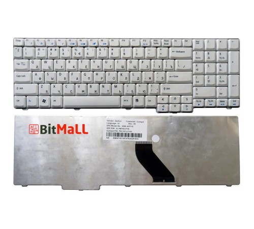 Клавиатура Acer Aspire 5335 белая