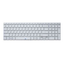 Клавиатура для ноутбука Sony SVF151J11V белая с подсветкой