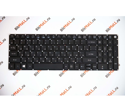 Клавиатура для ноутбука Acer Aspire E5-532 черная