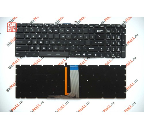 Клавиатура ноутбука MSI GS60 MS-16J9 GS62 GS63 GS63VR GS70 GE62 GE62VR GE63 GE63VR GE72 GE72VR GE73 GE73VR GT72 GP72 PE60 PE70 GL62 GL62VR GL72 GL72VR MS-16J1 MS-16J2 MS-1781 GP62M GP62 GT72VR GP72VR WS60
