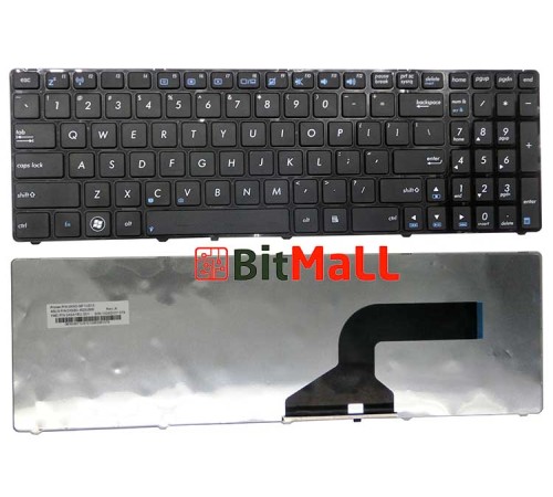 Клавиатура для ноутбука Asus K53SD, N53J, K73S, X55V, K75VJ, X75A, A54H, K72F, X54, N61D, X52N, K55N, X52J, X53, X54HR, X55C, K72D, P53S (Тип 2)