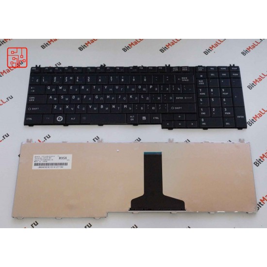 Клавиатура для Toshiba Satellite A505 черная