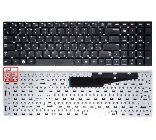 Клавиатура для Samsung NP300E7A черная