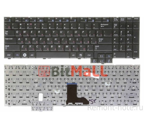 Клавиатура для Samsung R530-JS05 черная