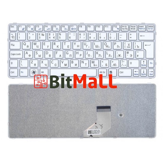 Клавиатура для Sony Vaio SVE111A11V белая