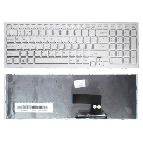 Клавиатура для Sony Vaio VPC-EE белая