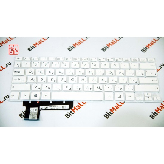 Клавиатура для ноутбука Asus S200 Белая 