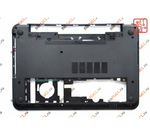 Поддон для ноутбука Dell 2521 (нижняя часть корпуса, корыто, дно AP0ZG000210, 043JVF, AP0SZ000410, FA0SZ000600)