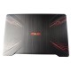 Новая | Крышка матрицы для ноутбука Asus FX504 (корпус экрана) Окончание не имеет значения, 2 внешних вида (на фото)
