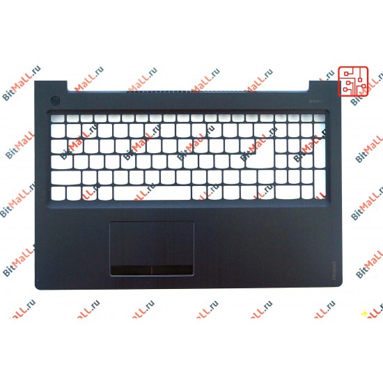 Новая | Верхняя часть корпуса (топкейс) для ноутбука 5CB0L81528 (панель тачпада, palmrest без платы тачпада)