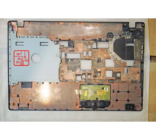 Верхняя часть корпуса (топкейс) для ноутбука Acer 5251 (панель тачпада, palmrest разбор)