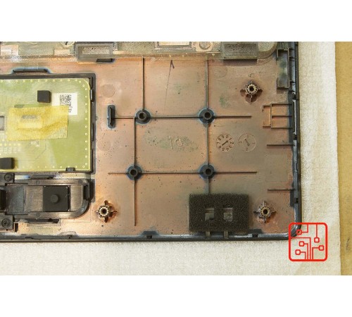 Верхняя часть корпуса (топкейс) для ноутбука Acer 5251 (панель тачпада, palmrest разбор)
