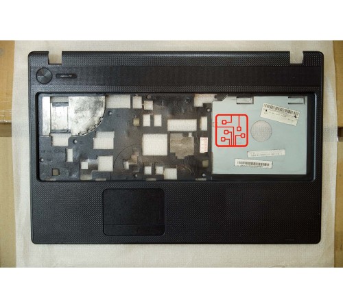 Верхняя часть корпуса (топкейс) для ноутбука Acer 5251 (панель тачпада, palmrest разбор)