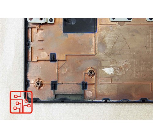 Верхняя часть корпуса (топкейс) для ноутбука Acer 5251 (панель тачпада, palmrest разбор)