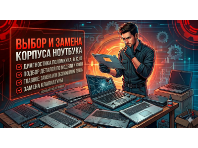 Как правильно выбрать корпусные детали для ноутбука