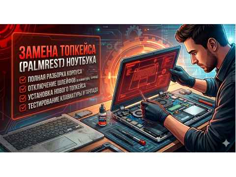 Как заменить топкейс и впаять клавиатуру самостоятельно