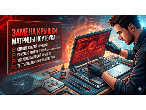 Инструкция по самостоятельной замене крышки экрана (матрицы)