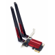 Сетевой адаптер Wi-Fi 6E Intel AX210NGW PCI-E с усиленными антеннами