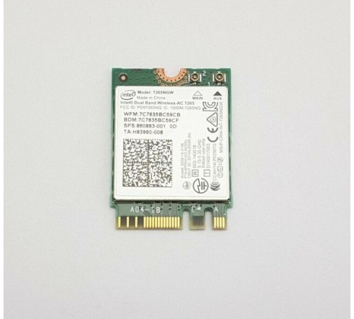 Модуль Wi-Fi 7265NGW (вай фай адаптер для ноутбука)