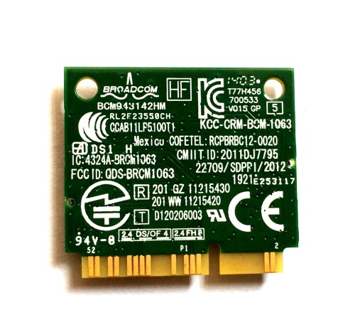 Модуль Wi-Fi BCM43142HM, Купить Адаптер ноутбука