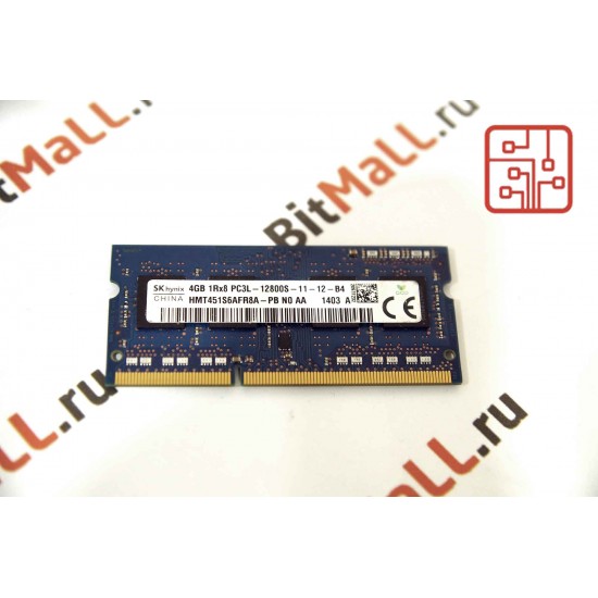 Оперативная память SkHynix 4GB 1RX8 PC3L-12800S-11-12-B4